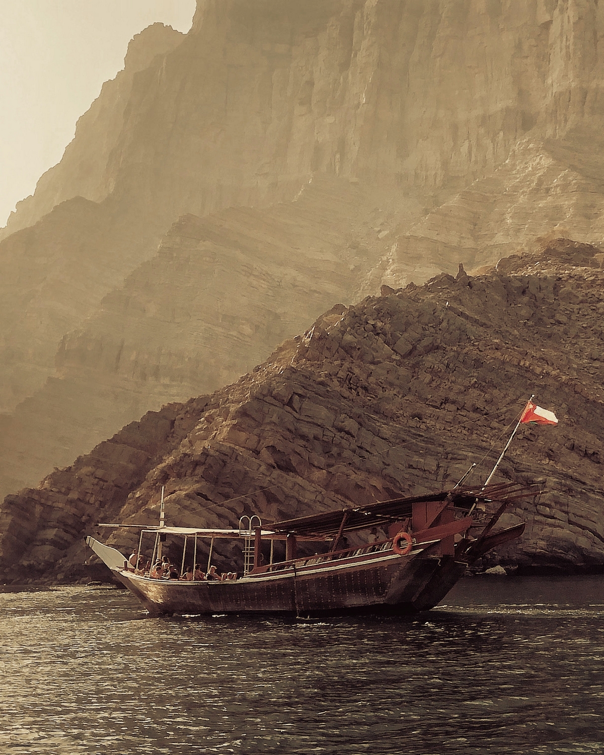 Musandam Fjords Oman dhow cruise