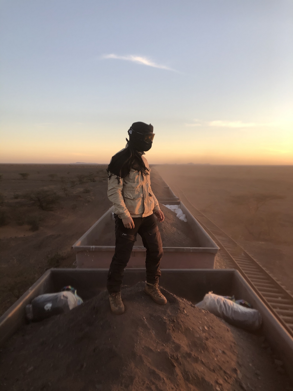 Riding the Ore Iron Train Mauritania Sahara Desert