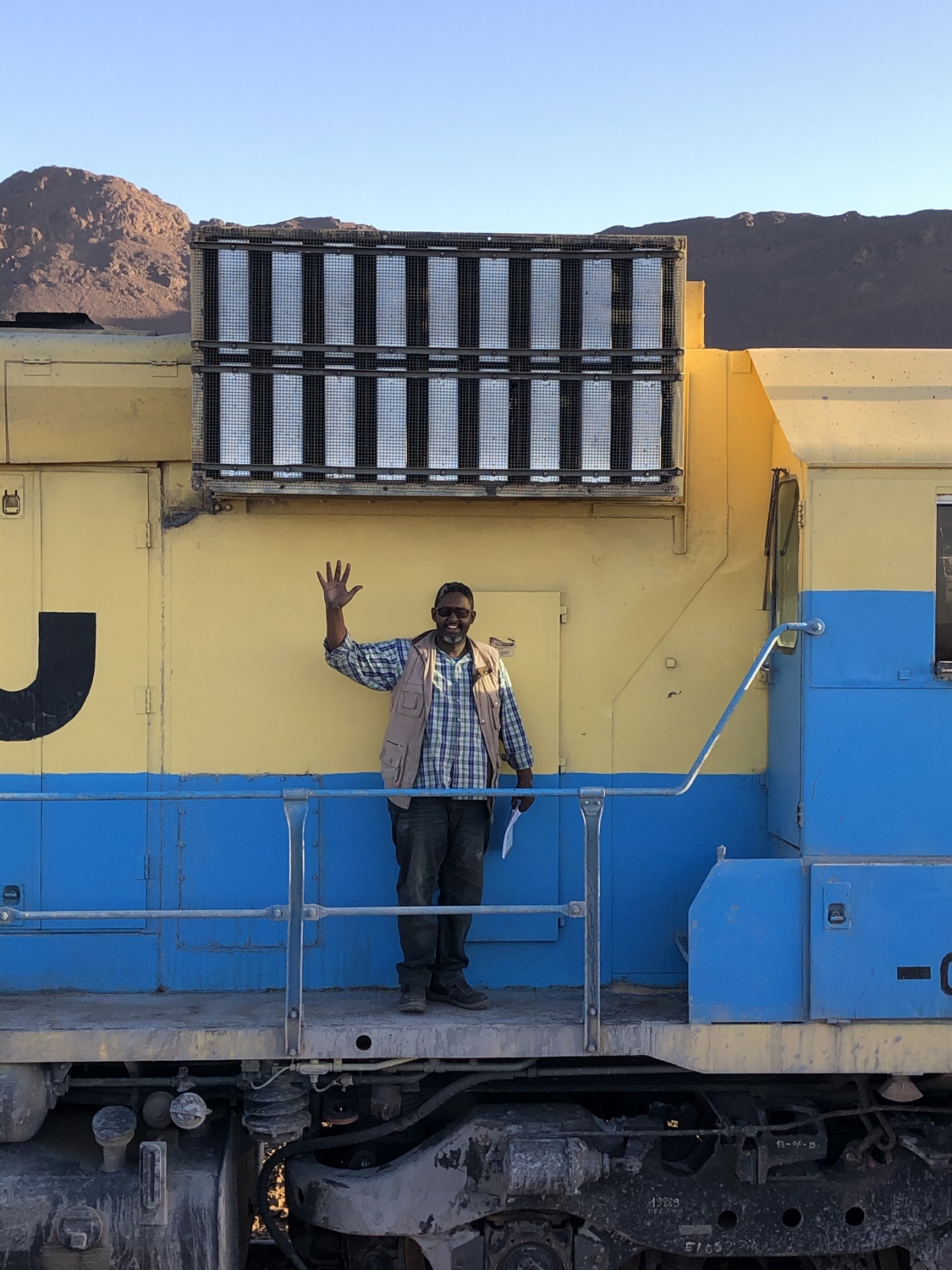 Riding the Ore Iron Train Mauritania Sahara Desert