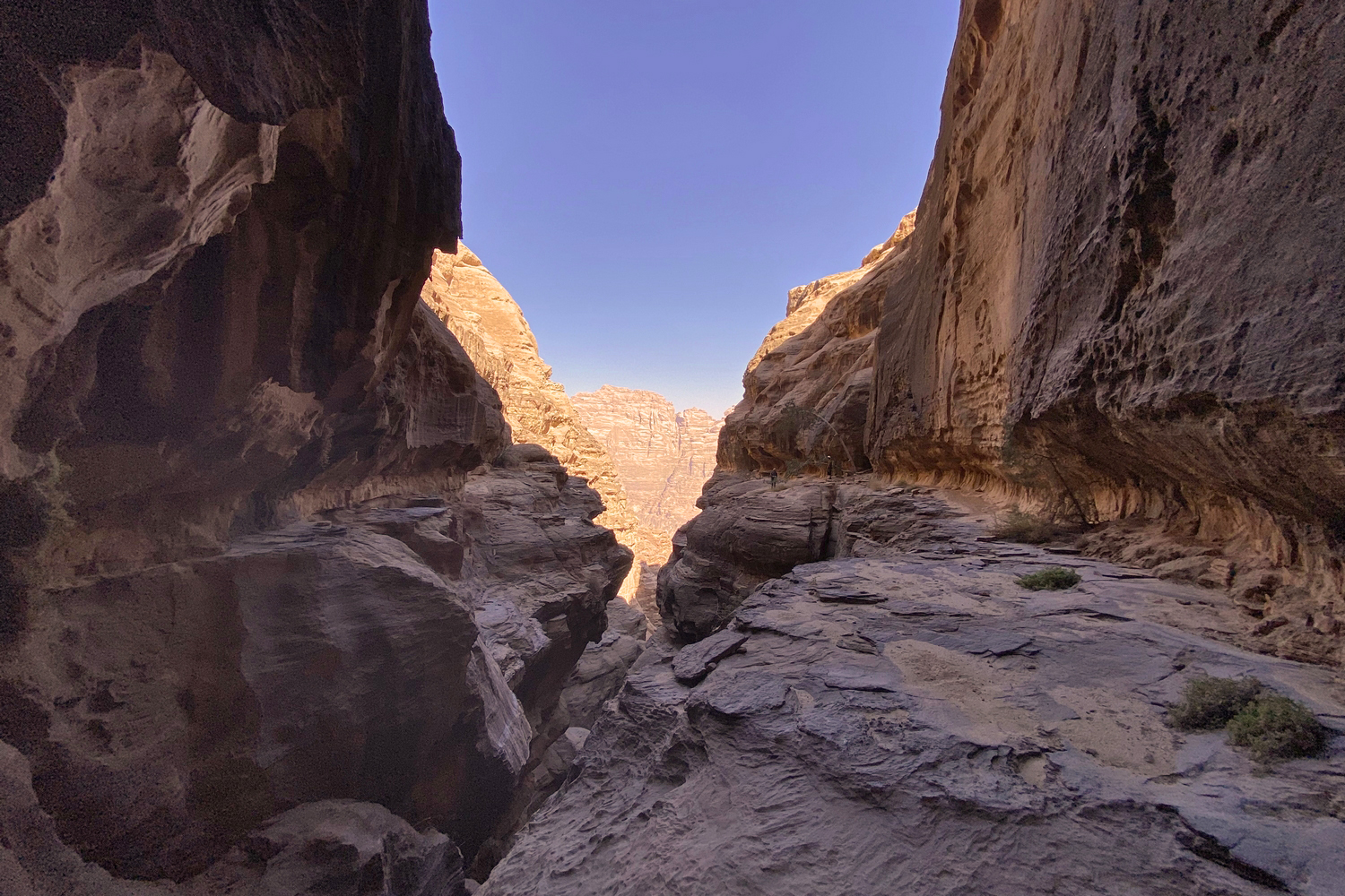 Jabal Rum Abseiling Bedouin Route Wadi Rum climb