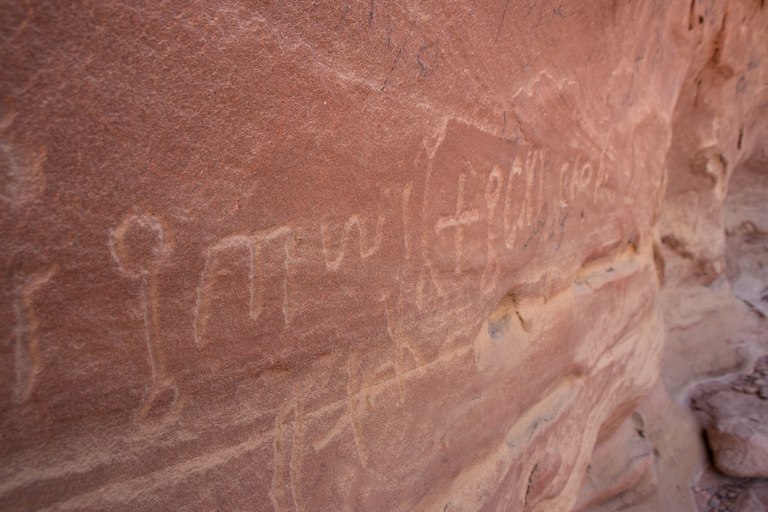 Jabal Rum Thamudic inscriptions